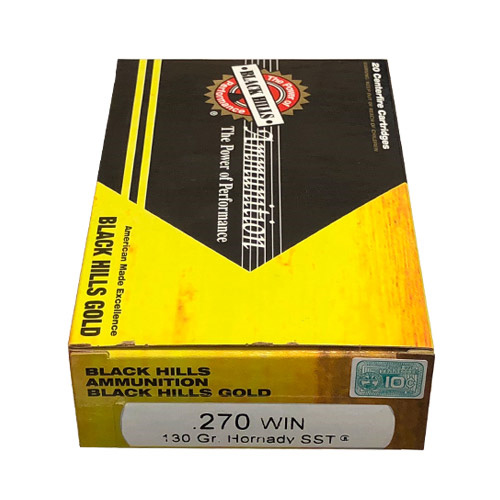 Black Hills .270 Win 130gr Hornady Sst 20rds - C270bhgn3