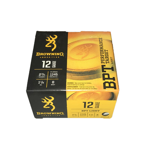 Browning 12ga 2 3/4` 1 1/8oz 8 Shot 25rds - B193611228