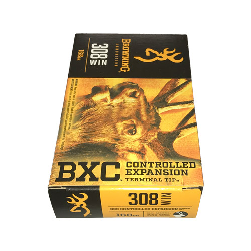 Browning .308win 168gr Terminal Tip 20rds - B192203081