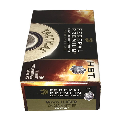 Federal Premium Hst. 9mm. 124gr  Hst. 50rds - P9hst1