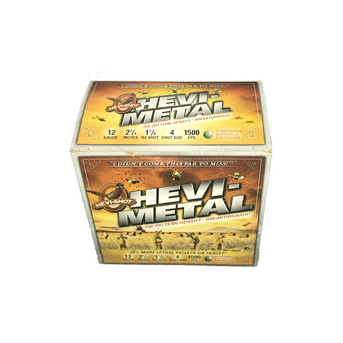 Hevi-Shot Hevi Metal 12ga 1-1/8oz 2.75in #4 25rds - 31234