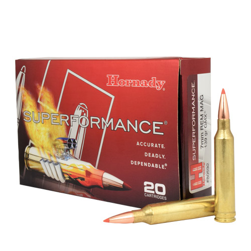 Hornady Superformance 7mm Rem Mag 139gr Gmx 20rd - 80592