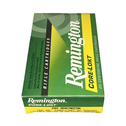 Remington Core-Lokt 280rem 165gr Sp 20rds - 28417
