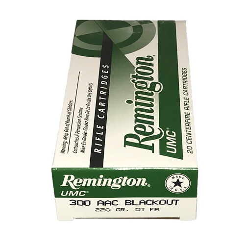 Remington Umc 300blk 220gr Otfb Subsonic 20rds - L300aac4