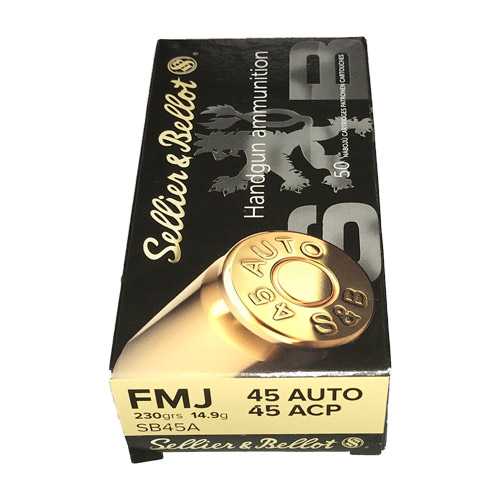 Sellier Bellot .45 Acp 230gr Fmj 50rds - Sb45a