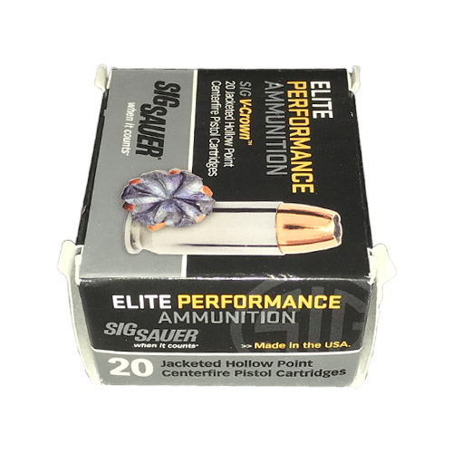 Sig Sauer 9mm 124gr Jhp 20rds - E9mma2