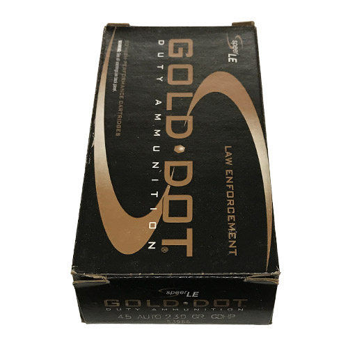 Speer Gold Dot 45acp. 230gr Gdhp 50rds - 53966