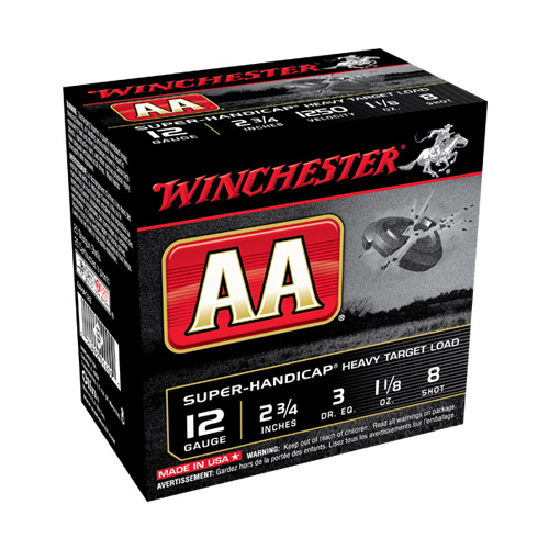 Winchester Aa 12ga 2 3/4in 1 1/8oz 8shot 25rds - Aaha128