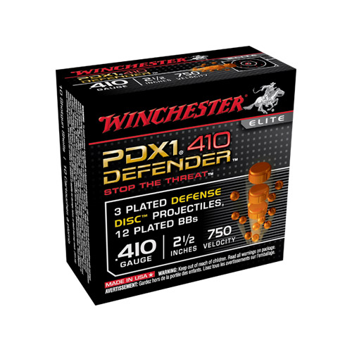 Winchester Pdx1 Defender 410ga 2.5in 12pellets - S410pdx1