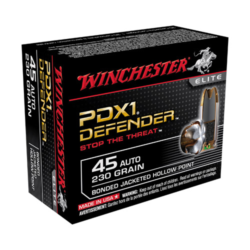 Winchester Pdx1 Elite Bonded 45acp 230gr Jhp 20rds - S45pdb