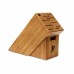 Shun Cutlery 11 Slot Bamboo Block - Dm0831