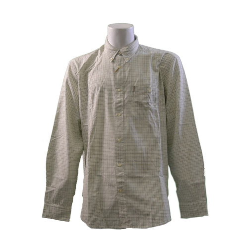 Beretta Tom Shirt. Green Plaid. Ls. Xxl - Lu45007515010txxl