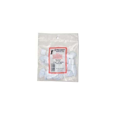 Pro-Shot .17-22cal Square Patches. 3/4`` 500 Ct. - 3-4-500