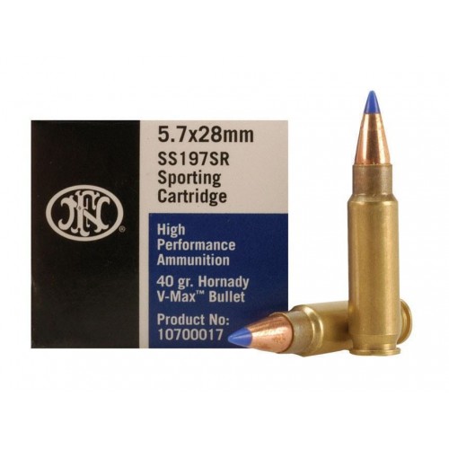 Fnh Usa V-Max Polymer Tip .40gr 5.7x28mm Ammunition - Ss197sr