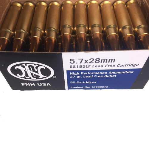 Fnh Usa 5.7x28mm 27gr Lead Free Ammunition - Ss195lf
