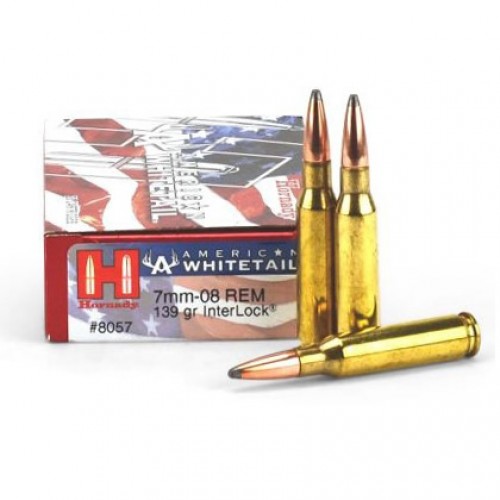 Hornady American Whitetail .7mm-08 Ammunition - 8057