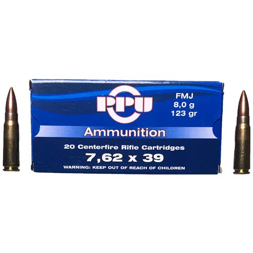 Prvi Partizan 7.62x39mm 123gr Fmj Ammunition - Pp7.33