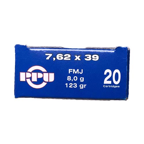 Prvi Partizan 7.62x39mm 123gr Fmj Ammunition - Pp7.33
