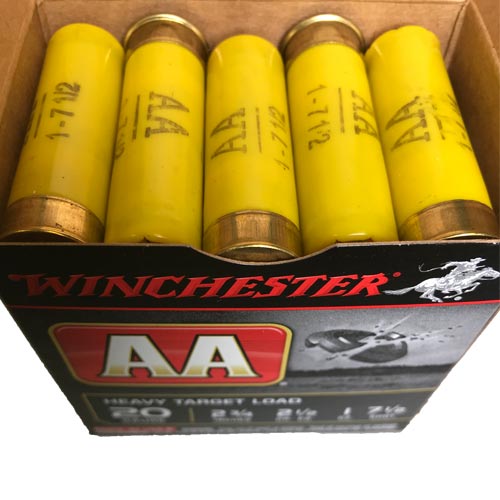 Winchester Aa 20ga 2 3/4in 1oz 7.5shot. 25rds - Aah207