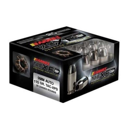 Barnes Tac-Xpd 9mm+P .115gr Ammunition - 21551