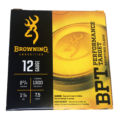 Browning Dove/Clay 12ga 2-3/4 1-1/8oz #7.5 25rds - B193821227