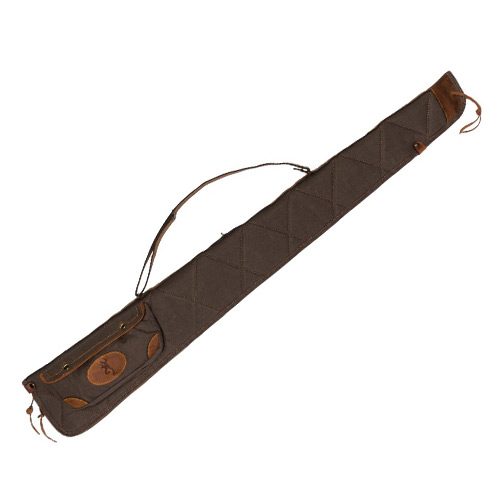 Browning 52` Lona Canvas/Leather Shotgun Case. - 1413886952