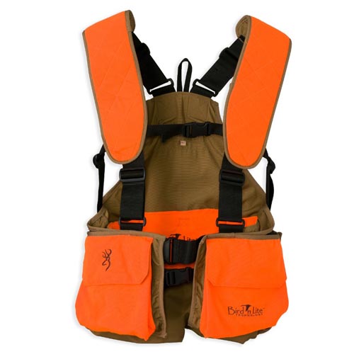 Browning Bird`N Lite Strap Vest. Org/Khaki. Xl/2x - 30068858