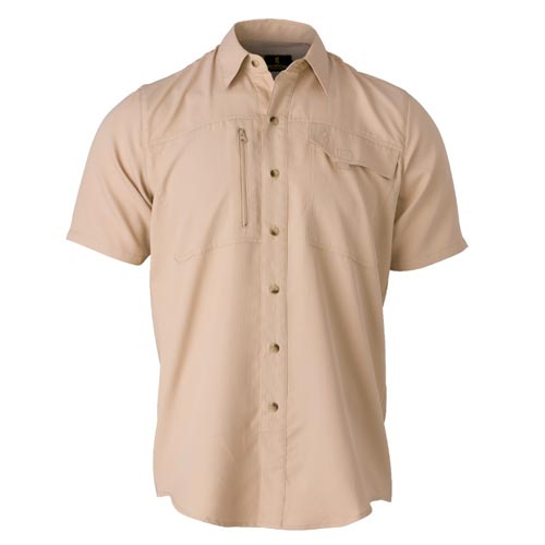 Browning Phenix Shooting Shirt. Ss. Khaki. L - 30107658