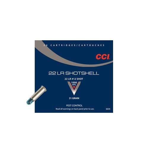 Cci Shotshell 22lr #12shot 31gr 20rds - 0039