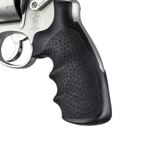 Hogue Rubber Grip Sw N-Frame Round Butt - 25000