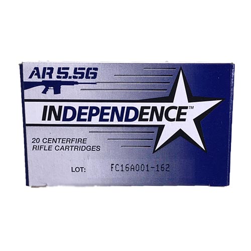Federal Independence 5.56mm 55gr Fmj 20rds - Xm193i