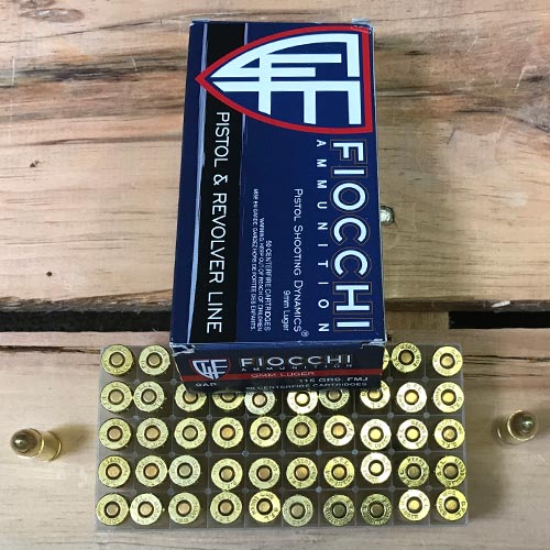 Fiocchi 9mm 115gr Fmj 50rds - 9ap