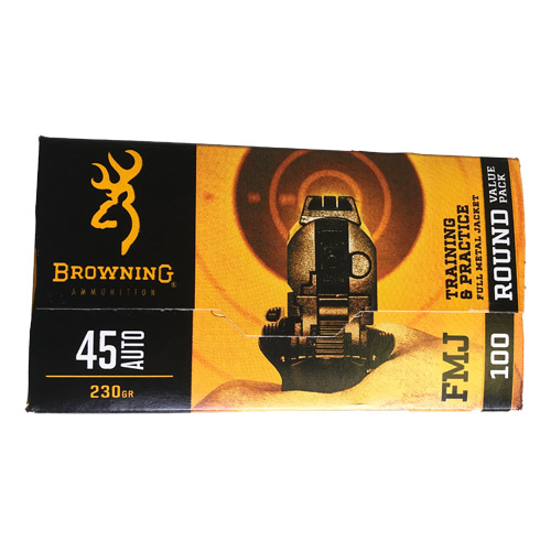 BROWNING .45ACP 230GR FMJ 100RDS - B191800454
