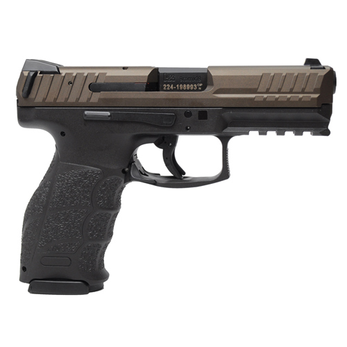 HK VP9. 9MM. 4`BBL. 2 MAGS. MIDNIGHT BRONZE - 81000137