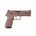 SIG SAUER P320F. 9MM. 4.7`BBL. 2 MAGS. NS. FDE - W320F-9-SP