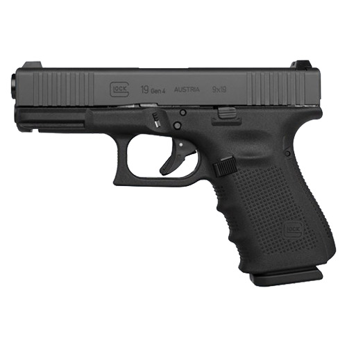 GLOCK 19 GEN4 4`BBL 3 MAGS SERRATIONS NS - PG1950733FS