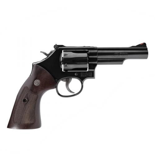 SMITH & WESSON 19 357MAG 4.25`BBL WOOD GRIPS - 12040