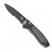 Benchmade Boost. 3.7` Serrated Blade. Black/Black - 590sbk