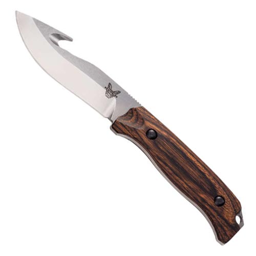 Benchmade Saddle Mountain Skinner W/Hook Brwn Hndl - 15003-2