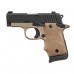 Sig Sauer P238 Combat. Ns. Fde Rubber Grip. 1 Mag - 238-380-Cbt