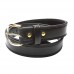 Wilson Combat 38`. 1.5` Wide. Black Leather Belt - B38bl15
