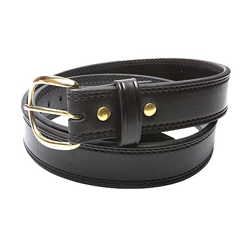Wilson Combat 40`. 1.5` Wide. Black Leather Belt - B40bl15