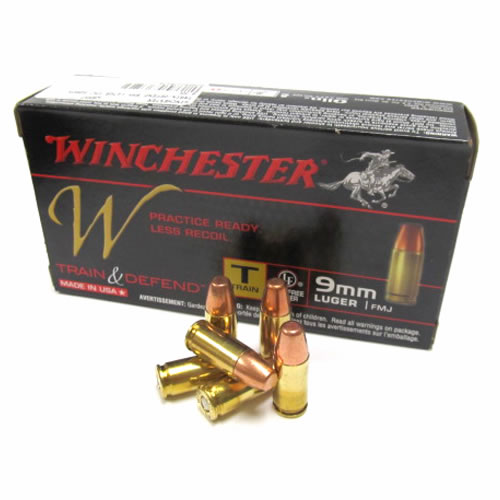 Winchester 9mm 147gr Train Ammunition - W9mmt